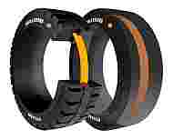 16 1/4x5x11 1/4 TRELLEBORG PS1000 Smooth FL Multipurpose F/Lift POB Tyre   